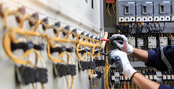 Professional Electrician technician working in Orion, IL